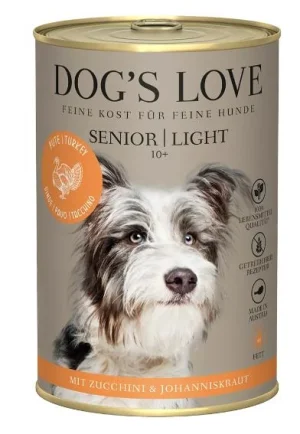 Dog's Love Senior 400g Tacchino Light - Cibo Umido per Cani
