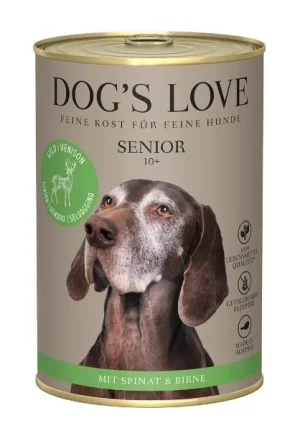 DOG'S LOVE Senior Gr 400 Selvaggina - Mangime Umido per Cani
