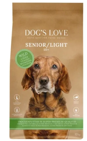 DOG'S LOVE Senior/Light Selvaggina/Patate 12 kg
