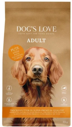 Dog's Love Tacchino adulto con patate dolci e zucchine - 2 kg