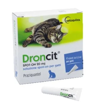 Droncit Spot-On 20 mg Tubetti da 0,5 ml - Vetoquinol