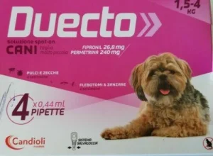 Candioli DUECTO 26,8 mg/240 mg Spot-On 1,5–4 kg (4 x 0,44 ml)