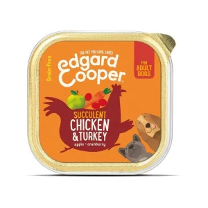 Edgard Cooper Dog Pollo e Tacchino – Umido per Cani 11 x 150 g