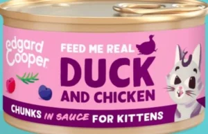 Edgard Cooper Kitten Anatra e Pollo 85 g - Cibo umido per gatti