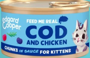 Edgard Cooper Kitten Merluzzo e Pollo 85 g - Umido per Gattini