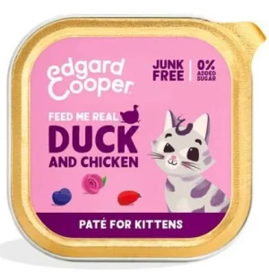 Edgard Cooper Kitten Paté Anatra e Pollo 16 x 85 g