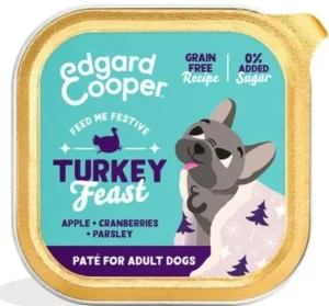 Edgard Cooper Pâté Festive Tacchino per Cani 11x150 g