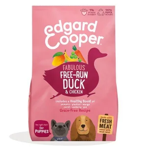 Edgard Cooper Puppy Anatra e Pollo 7 kg - Crocchette per Cuccioli