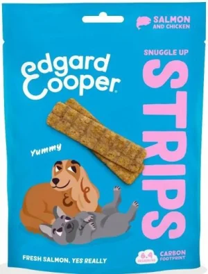 Edgard Cooper Strips al Salmone per Cani 75 g