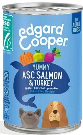 Edgard Cooper Umido Cane Salmone e Tacchino 400 g