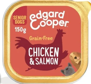 Edgardcooper Cane Senior Pollo e Salmone 11 x 150 g