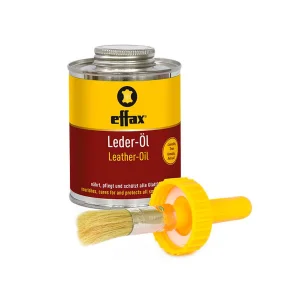 Effol Olio per cuoio con pennello integrato 475 ml