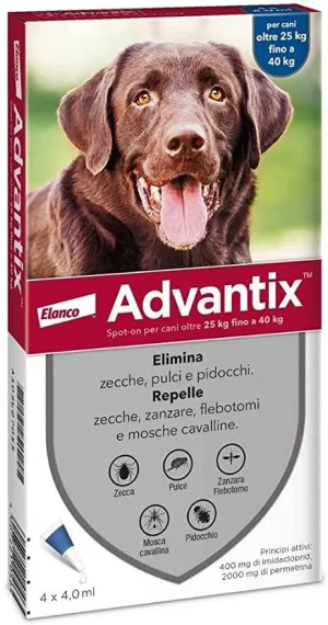 Elanco Advantix 25/40 - 6 pipette per cani