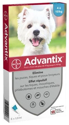 Elanco Advantix 4/10 per cani - 6 pipette