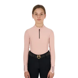 Equestro Base Layer Bambina a Manica Lunga Slim Fit