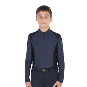 Equestro Base Layer Bambino Manica Lunga Slim Fit