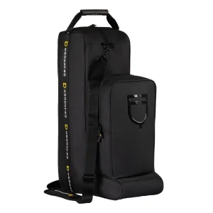 Equestro Borsa porta stivali e casco in tessuto tecnico - Unica Nero