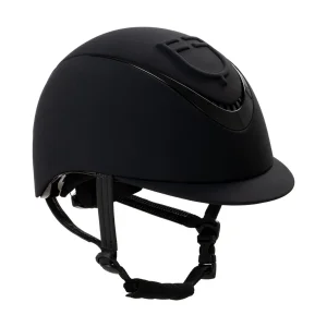 Equestro Cap unisex con logo in rilievo (omologazione EN 1384-2023)