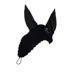Equestro Cuffietta in maglia con orecchie in elastan