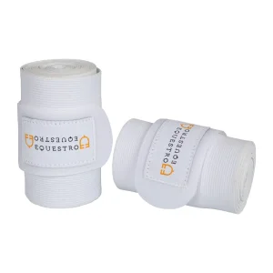 Equestro Fasce elastiche con chiusura a strappo (set 2) - Full Bianco