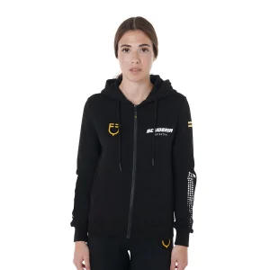 Equestro Felpa Donna con Cappuccio Scuderia (French Terry)