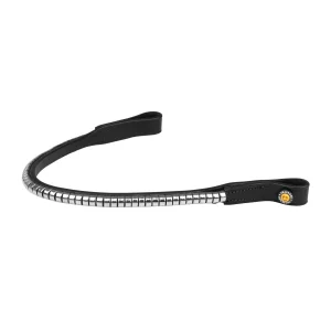 Equestro Frontalino Margot in cuoio con clincher argentati