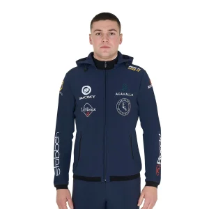 Equestro Giacca Softshell New Style Uomo Multilogo