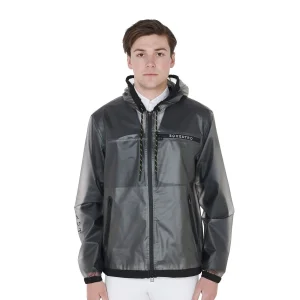 Equestro Impermeabile Uomo Trasparente in Nylon