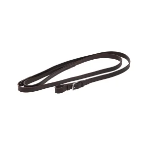 Equestro Lunghina in cuoio con catena argentata - presa stabile