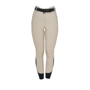 Equestro Pantaloni donna vita alta Monogram