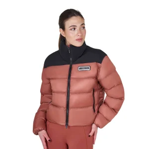 Equestro Piumino Donna Corto in Tessuto Elasticizzato