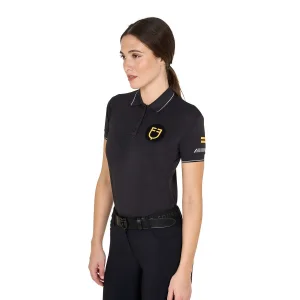 Equestro Polo Donna Scuderia Slim Fit - Tecnica Traspirante