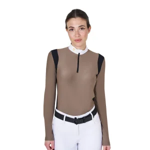 Equestro Polo Donna Slim Fit - Tessuto Tecnico