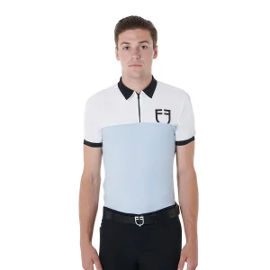 Equestro Polo Uomo Slim Fit da Allenamento