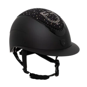 Equestro Proxima - Cap opaco con visiera larga e strass