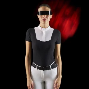 Equestro Ridertechnology Polo concorso donna manica corta
