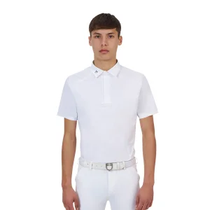 Equestro Ridertechnology Polo concorso uomo manica corta