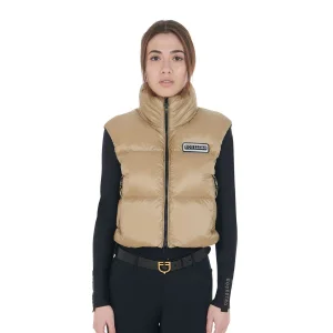 Equestro Smanicato Donna Corto Cropped con Zip