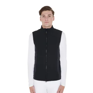 Equestro Smanicato uomo Slim Fit in tessuto tecnico