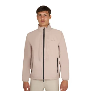 Equestro Softshell uomo slim fit con logo sul dorso