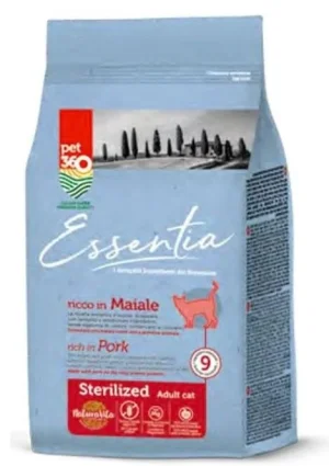 Essentia Sterilized Maiale 1,5 kg - Crocchette per Gatti