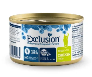 Exclusion Medit Noble Cat al Pollo 85g - Dorado