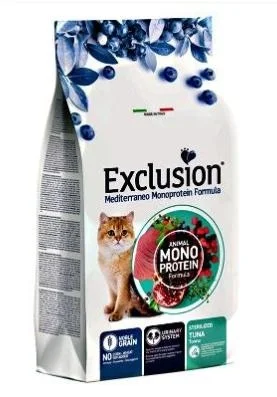 Exclusion Medit Noble Cat Sterilized Tonno 12 kg - Dorado