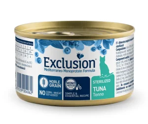 Exclusion Medit Noble Cat Um Sterilized Tonno Gr 85 - Dorado
