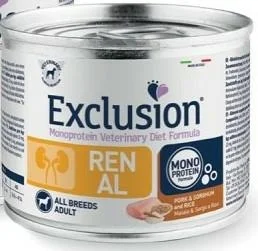 Exclusion Renal Pork & Sorghum and Rice - All Breeds