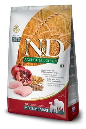 Farmina N&D Ancestral Grain Pollo Medium/Maxi 12 kg