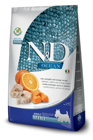 Farmina N&D Ocean Mini Merluzzo e Zucca 2,5 kg