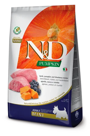Farmina N&D Pumpkin Adult Mini Agnello e Mirtillo 2,5 kg