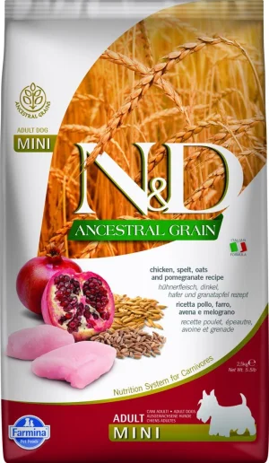 Farmina ND Dog Ancestral Mini Pollo/Melogrono 2,5 kg