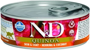 Farmina ND Umido Cat Quinoa Skin Aringa/Cocco 80g